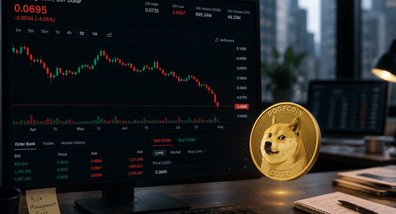 DOGE slides below $0.070 as market sentiment weakens
