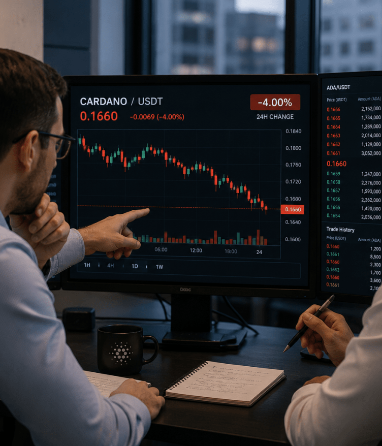 Bears maintain control for ADA as mixed derivatives signal market uncertainty